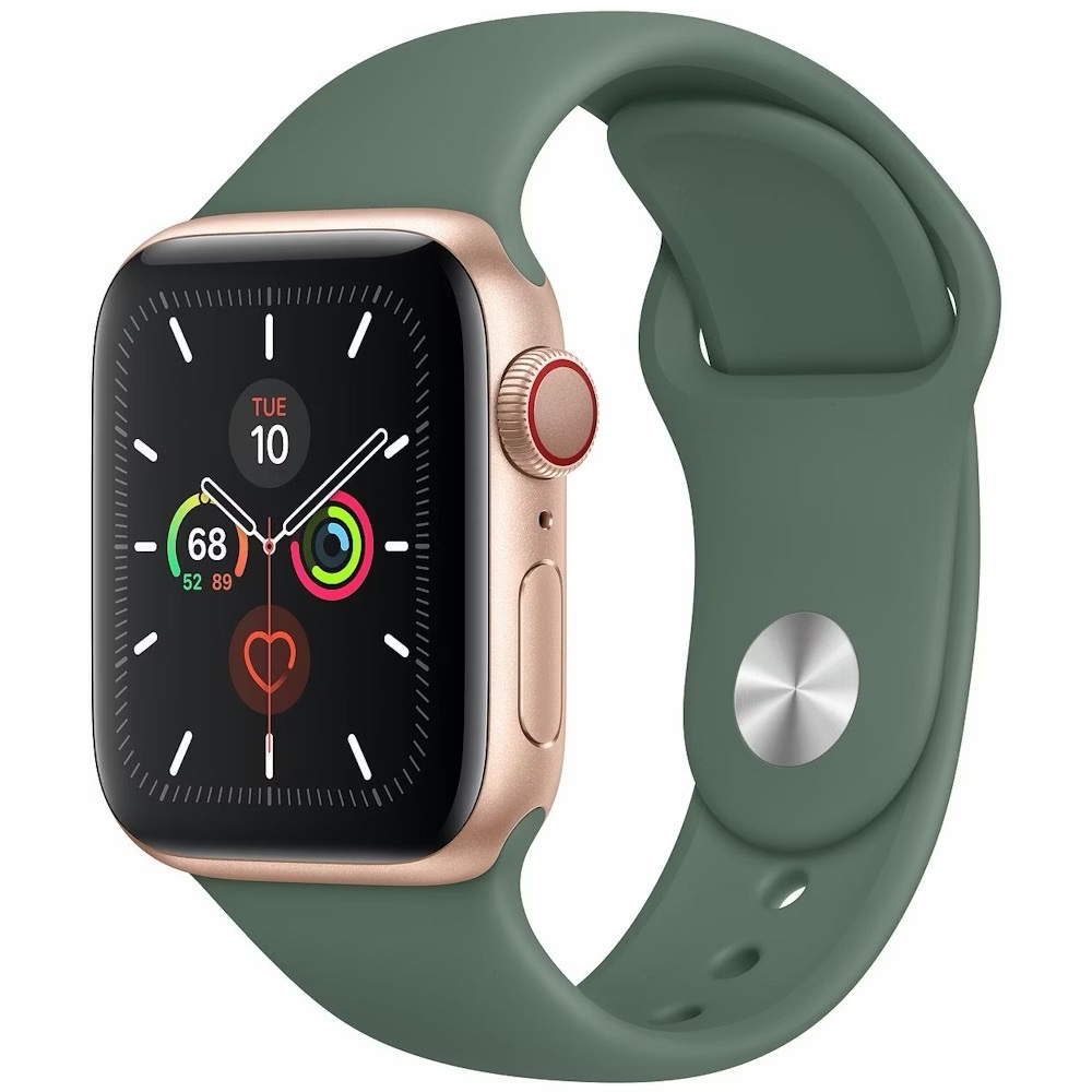 Limited Edition Apple Watch Series 6 44mm Gold Case with Cyprus Green Band
